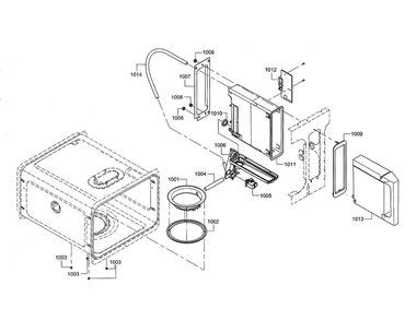 Tank/Pc Board Diagram and Parts List for PRD48JDSGU 11 Thermador Range