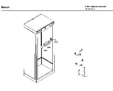 Cabinet Diagram and Parts List for B30IR800SP 02 Bosch Refrigerator