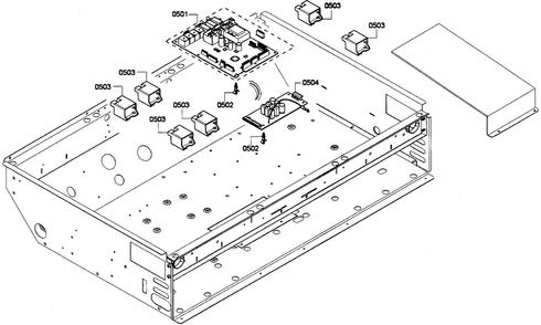 Pcb's Assy Diagram and Parts List for PRL366GH-01  Thermador Range