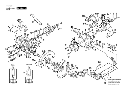 Part Location Diagram of 2610023324 Bosch Tool BRUSHING