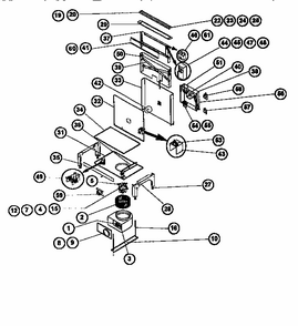 Downdraft And Vtn30rq Blower Diagram and Parts List for RDDS30VQ  Thermador Range