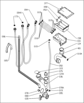 Section 1 Image 4 Diagram and Parts List for SWM5500W  Bosch Miscellaneous
