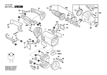 Part Location Diagram of 1607000C26 Bosch Tool BEARING FLANGE