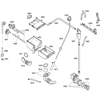 Pump Diagram and Parts List for WFL2060UC 32 Bosch Washer