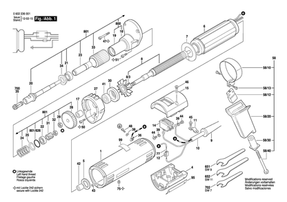 Part Location Diagram of 3602025001 Bosch Handle
