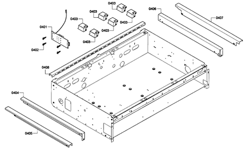 Part Location Diagram of 00677037 Bosch WORKTOP