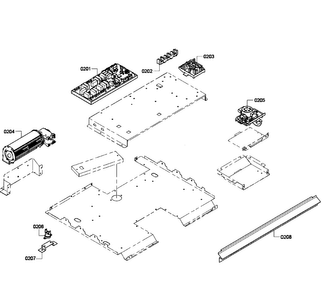 Pcb's Assy Diagram and Parts List for HBN5650UC 05 Bosch Wall Oven