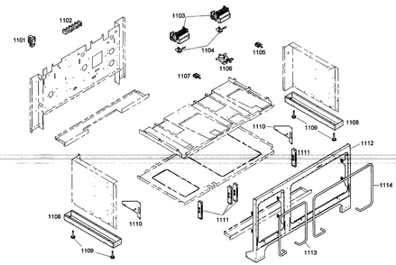 Inside Parts Diagram and Parts List for PRG486EDG03  Thermador Range