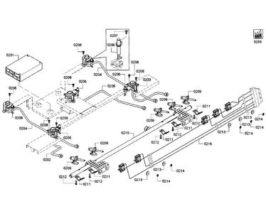 Part Location Diagram of 12003913 Bosch CABLE HARNESS