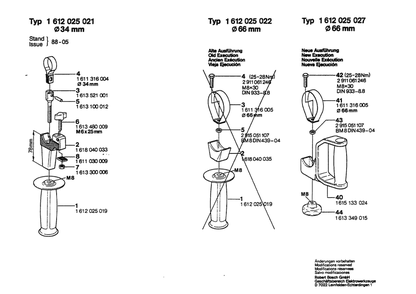 Section 1 Diagram and Parts List for GBH11202HGR 1612025021 Bosch Miscellaneous