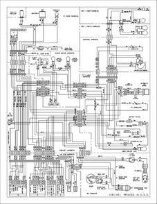 Wiring Information Diagram and Parts List for RS4953000W0  Gaggenau Refrigerator