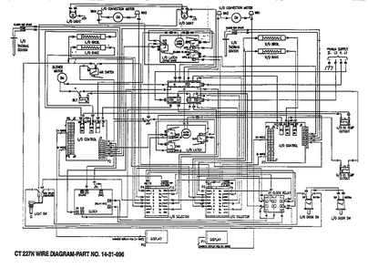 Wiring Diagram and Parts List for CT127N  Thermador Wall Oven