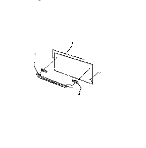 Drawer Panel Support Assembly Diagram and Parts List for WD24N  Thermador Warming Drawer