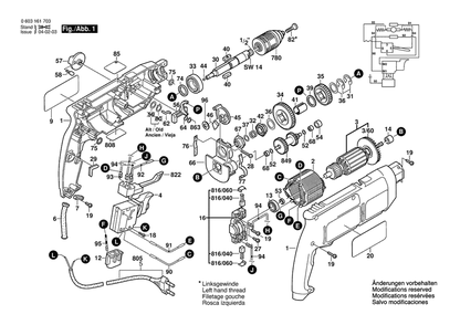 Part Location Diagram of 2601110117 Bosch Sticker