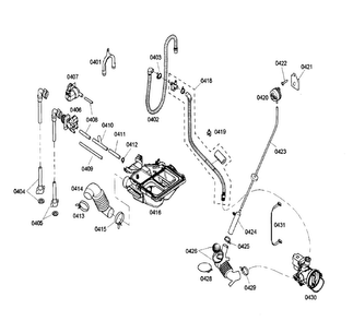 Pump Diagram and Parts List for WFMC6401UC 07 Bosch Washer
