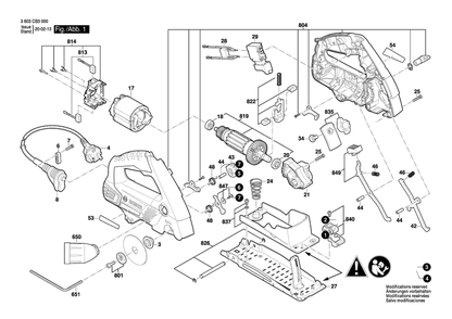 Part Location Diagram of 1600703045 Bosch Grommet
