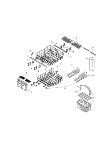 Part Location Diagram of 00066318 Bosch Dishwasher Clip