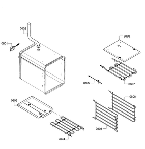 Small Oven Diagram and Parts List for PRD486GDHC 03 Thermador Range