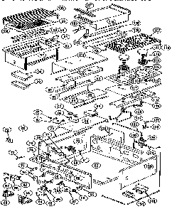 Griddle Assembly Diagram and Parts List for PRSG364GDS  Thermador Range