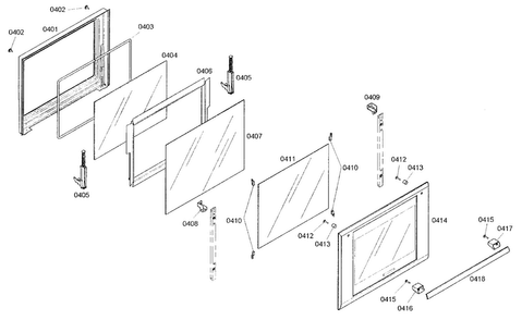 Part Location Diagram of 00144687 Bosch DOOR-OUTER