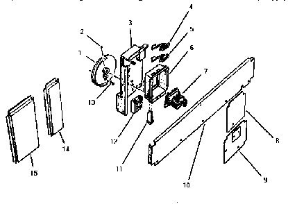 Section 8 Diagram and Parts List for SGT3601  Thermador Cooktop