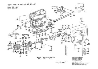 Part Location Diagram of 2910020128 Bosch Socket Head Cap Screw