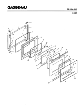 Part Location Diagram of 00356727 Bosch Glass Front Panel