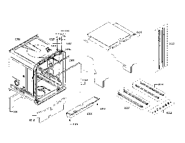 Tub/trim Diagram and Parts List for SHX863WB5N 10 Bosch Dishwasher