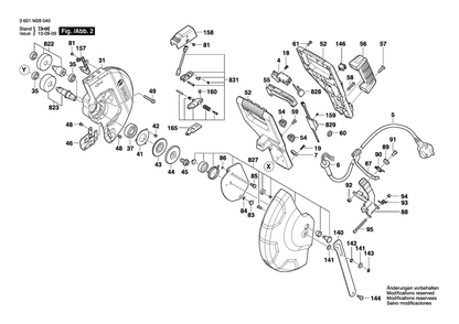 Part Location Diagram of 1609B01356 Bosch Tool SCREW