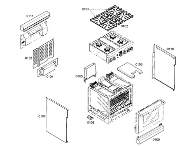 Part Location Diagram of 00427104 Bosch CABLE HARNESS