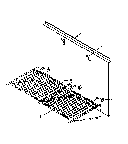 Keep Hot Shelf Accessory Diagram and Parts List for H36HQS  Thermador Range Hood