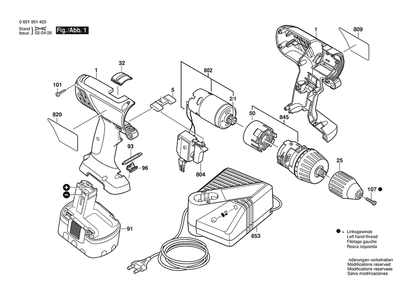 Part Location Diagram of 2607335685 Bosch Slide-In Accu Package