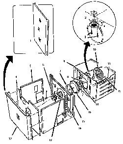 Oven Liner And Module Diagram and Parts List for CT130  Thermador Wall Oven