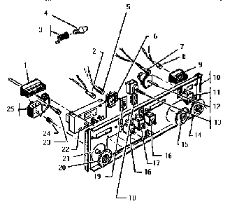 Part Location Diagram of 00411184 Bosch Switch