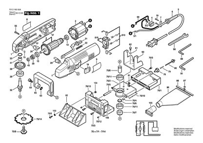 Part Location Diagram of 2610356708 Bosch Washer