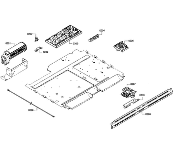 Pcb's Assy Diagram and Parts List for HBL3550UC 10 Bosch Wall Oven