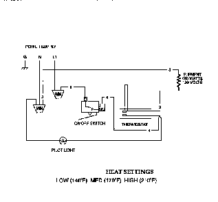 Wiring Diagram and Parts List for WD24N  Thermador Warming Drawer