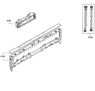 Control Panel Diagram and Parts List for SHV68E13UC 18 Bosch Dishwasher