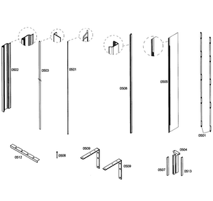 Part Location Diagram of 00740461 Bosch MOUNTING SET