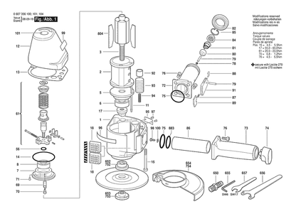 Part Location Diagram of 1600100629 Bosch Washer