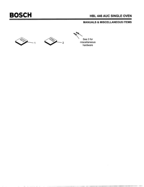 06 - MANUALS & MISCELLANEOUS ITEMS Diagram and Parts List for HBL446AUC(FD8202-)  Bosch Wall Oven