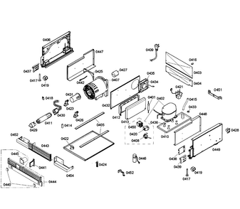 Part Location Diagram of 00703015 Bosch PANEL-BASE