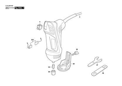 Part Location Diagram of 2610015859 Bosch Wingscrew