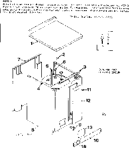 Part Location Diagram of 119766 Maytag Door drain