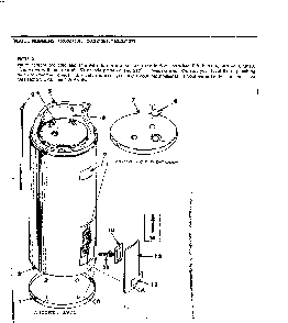 Non-functional Replacement Parts Diagram and Parts List for 153321351  Kenmore Water Heater