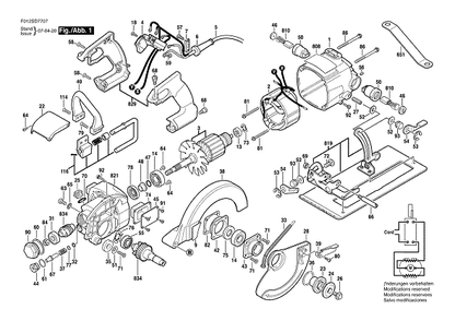 Part Location Diagram of 1619X01364 Bosch Handle