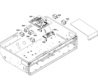 Pcb's Assy Diagram and Parts List for PRD366GHU 02 Thermador Range