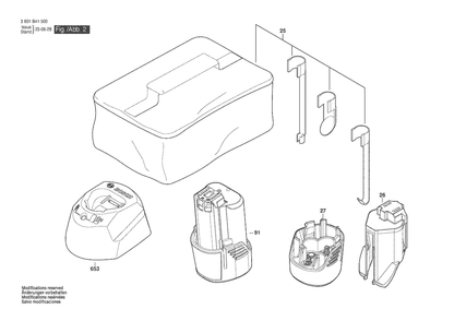 Figure 2 Diagram and Parts List for 3601B41580 GIC 4-23 C Bosch Miscellaneous