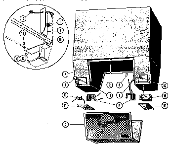 Replacement Parts Diagram and Parts List for VCH-2  Thermador Range Hood