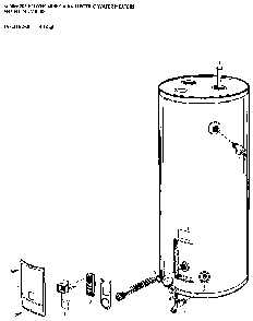 Replacement Parts Diagram and Parts List for 153316260  Kenmore Water Heater